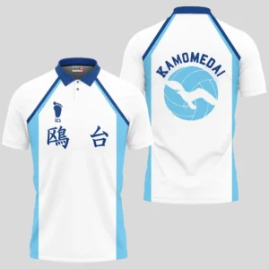 Kamomedai Uniform Costume Polo Shirts Custom Haikyuu Anime
