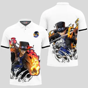 Sabo Polo Shirt Costume Anime Merch