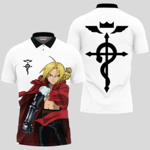 Edward Elric Polo Shirts Custom Fullmetal Alchemist Anime