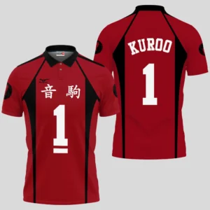 Tetsurou Kuroo Polo Shirts Haikyuu Custom Anime