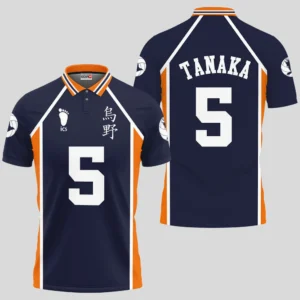 Ryunosuke Tanaka Polo Shirts Haikyuu Custom Anime