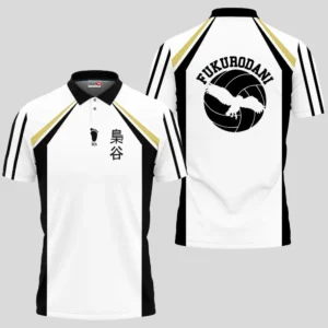 Fukurodani Uniform Costume Polo Shirts Custom Haikyuu Anime
