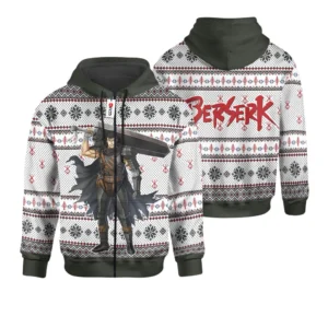 Berserk GutsZip Hoodie Custom For Anime Fans