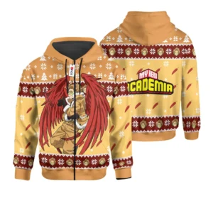 Hawks Custom AnimeZip Hoodie