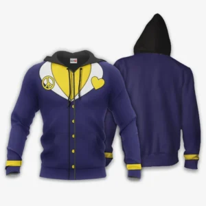 Josuke Higashikata Costume Zip Hoodie JJBA Anime