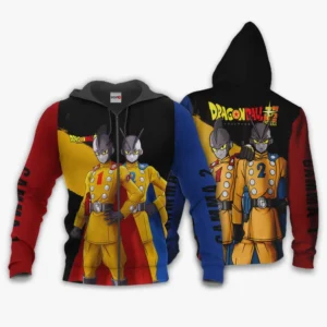 Dragon Ball Gamma 1 and Gamma 2 Zip Hoodie Super Custom Anime