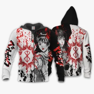 Casca Zip Hoodie Berserk Custom Anime