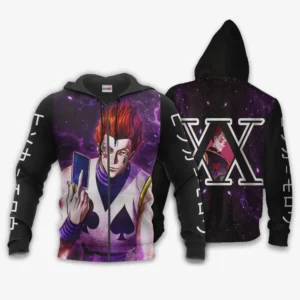 Hisoka Zip Hoodies Custom Anime