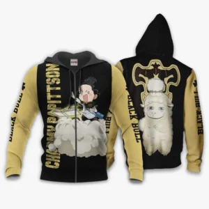 Black Bull Charmy Zip Hoodie Black Clover Anime