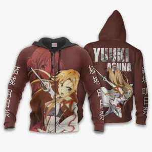 Sword Art Online Asuna Yuuki Anime Zip Hoodies