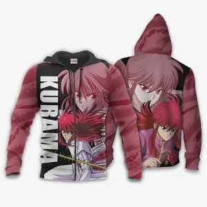 Yu Yu Hakusho Kurama Zip Hoodie Anime