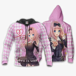 Love Is War Chika Fujiwara Zip Hoodie Kaguya-sama Anime