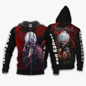 Tokyo Ghoul Ken Kaneki Zip Hoodie Anime