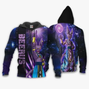 Dragon Ball Beerus Sama Zip Hoodie Anime