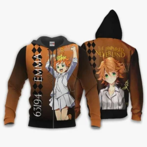 The Promised Neverland Emma Zip Hoodie Anime