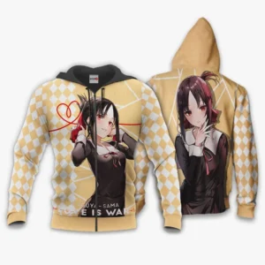 Love Is War Kaguya Shinomiya Zip Hoodie Kaguya-sama Anime