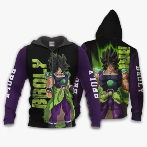 Dragon Ball Broly Zip Hoodie Anime