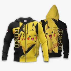 Pokemon Pikachu Zip Hoodie Anime