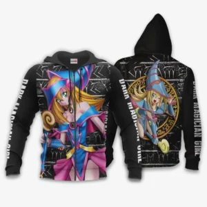 Dark Magician Girl Zip Hoodie Custom Yugioh Anime Clothes