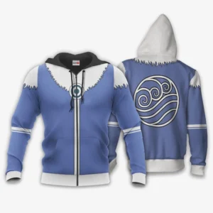 Sokka Uniform Costume Zip Hoodie Anime Costume