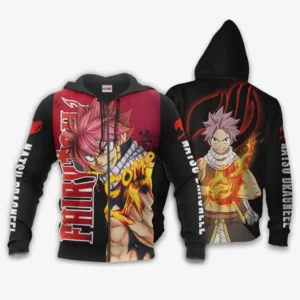 Natsu Dragneel Zip Hoodie Anime