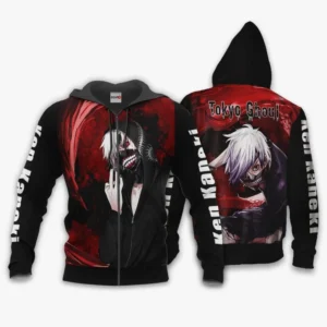 Ken Kaneki Zip Hoodie Tokyo Ghoul Anime