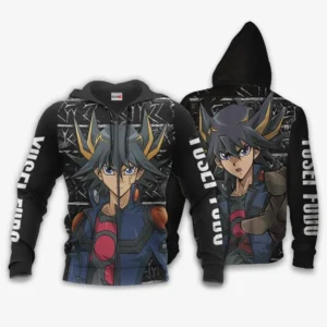 Yusei Fudo Zip Hoodie Custom Yugioh Anime Clothes