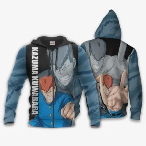 Yu Yu Hakusho Kazuma Kuwabara Zip Hoodie Anime