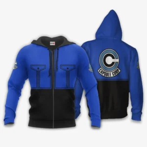 Dragon Ball Future Trunks Uniform Costume Zip Hoodie Custom Anime
