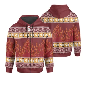 Kimetsu Yoriichi Tsugikuni Custom AnimeZip Hoodie