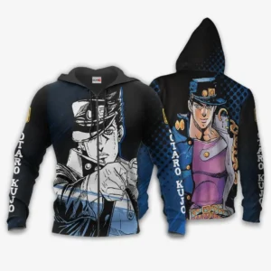 Jotaro Kujo Zip Hoodie JJBAs Anime