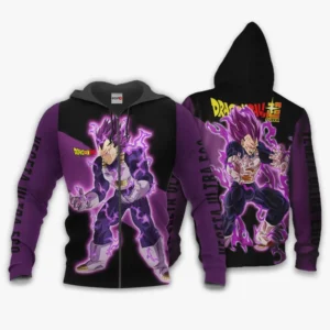 Dragon Ball Vegeta Ultra Ego Zip Hoodies Printed For DBS Fans