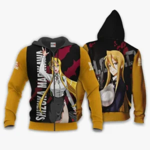 Highschool Of Dead Zip Hoodie Shizuka Marikawa Anime