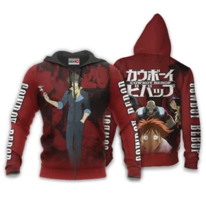 Cowboy Bebop Zip Hoodie Custom Anime