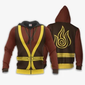 Zuko Uniform Costume Zip Hoodie Anime Costume