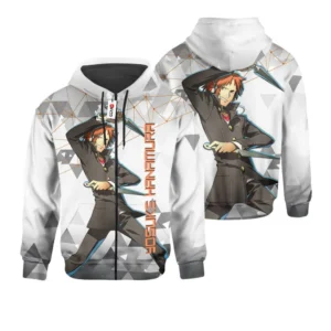 Persona Yosuke Hanamura Custom Gaming Zip Hoodie