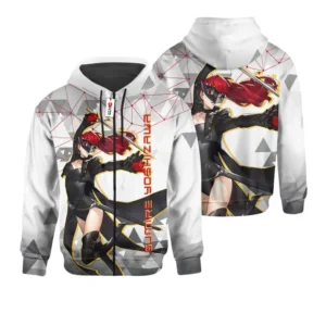 Persona Sumire Yoshizawa Custom Gaming Zip Hoodie