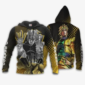 Dio Brando Zip Hoodie JJBAs Anime