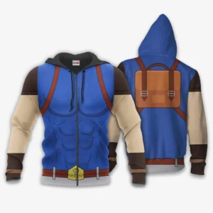 JJBAs Costume Zip Hoodie Jonathan Joestar Anime