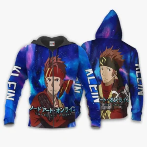 Klein Zip Hoodie Sword Art Online Custom Anime Galaxy Style