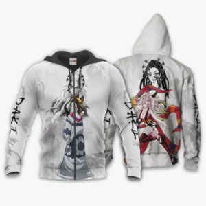 Daki Zip Hoodie Kimetsu Custom Anime