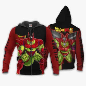 Dragon Ball Cell Max Zip Hoodie Super Custom Anime