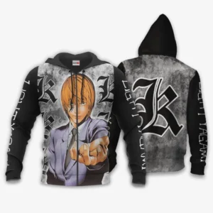 Light Yagami Zip Hoodie Kira Anime