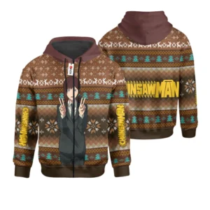 Chainsaw Man Kobeni HigashiyamaZip Hoodie Custom For Anime Fans