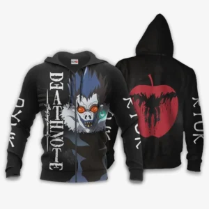 Shinigami Ryuk Zip Hoodie Custom