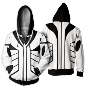 Fullbring Ichigo Costume Uniform BL Anime Zip Hoodie