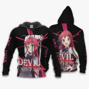 Emi Yusa Zip Hoodie The Devil is a Part-Timer Custom Anime