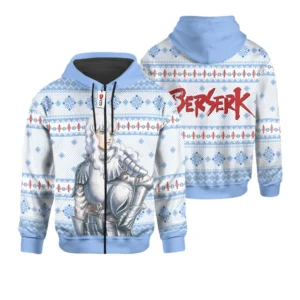 Berserk GriffithZip Hoodie Custom For Anime Fans