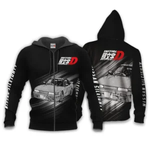 Mako Sato SilEighty Zip Hoodie Initial D Custom Anime