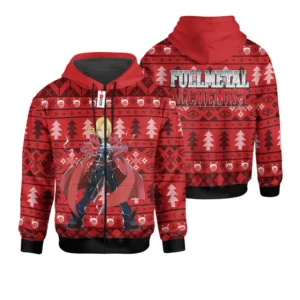 Fullmetal Alchemist Edward Elric Custom AnimeZip Hoodie